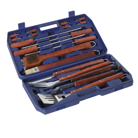 18PC BBQ TOOL KIT IN CASE