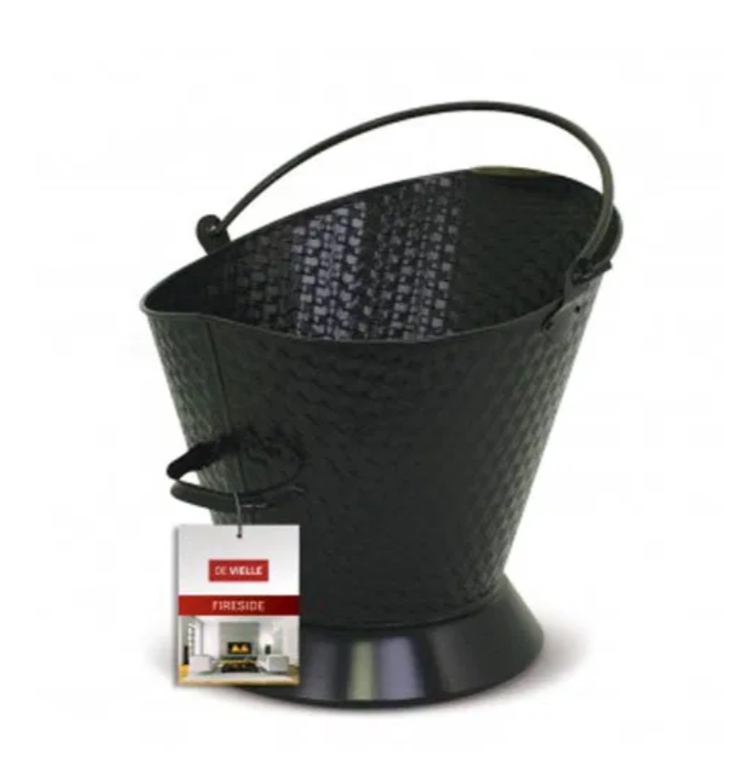 De Vielle Waterloo Bucket Black Weave