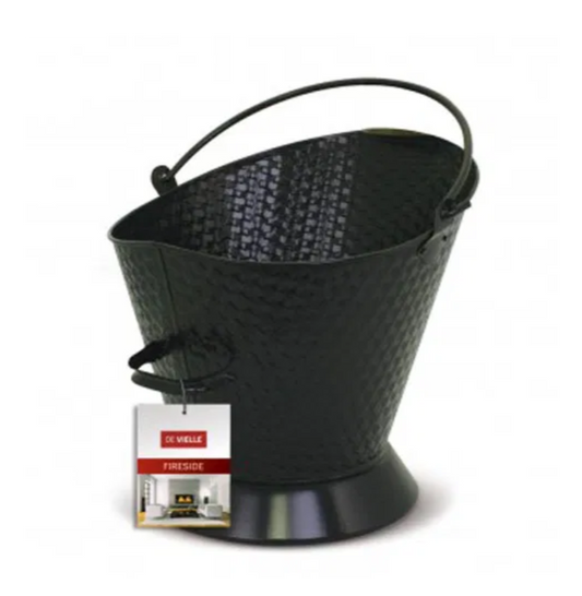 De Vielle Waterloo Bucket Black Weave